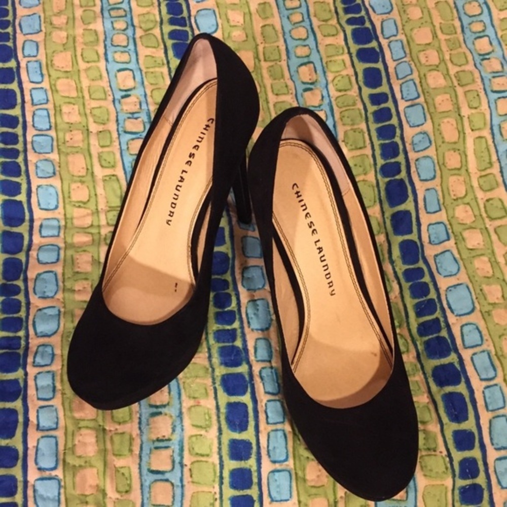 Chinese Laundry Black Stilettos